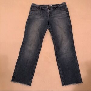 LOFT Modern Straight crop jeans. Size 30